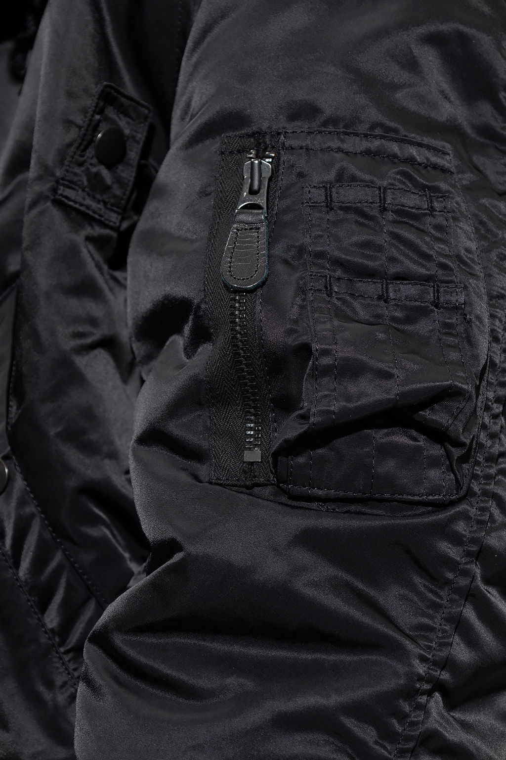Black Jacket with faux fur Junya Watanabe Comme des Garçons Black Jacket with faux fur Junya Watanabe Comme des Garçons